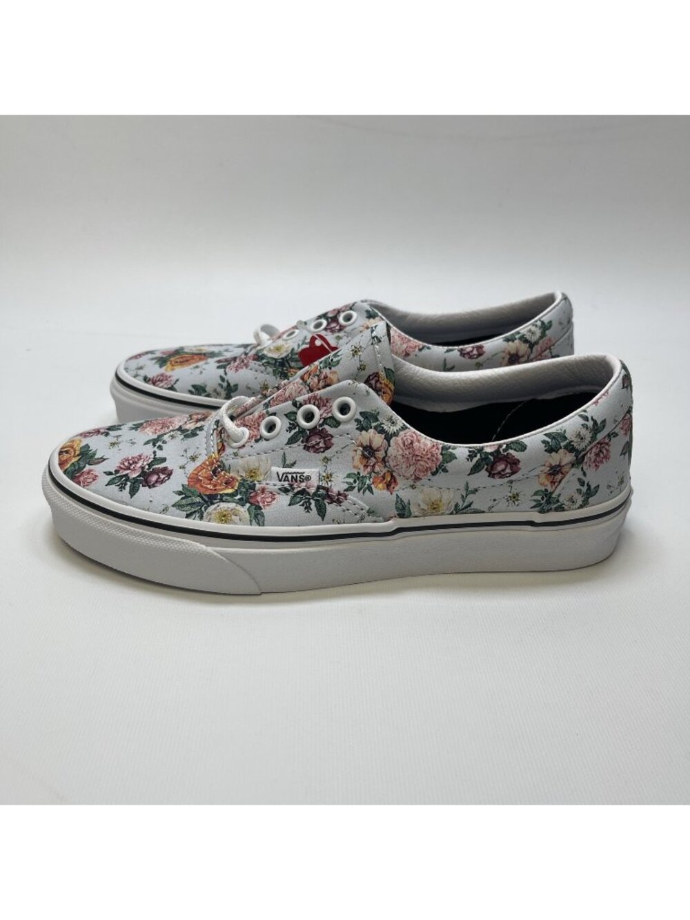 Vans Era Garden Floral Retro Flowers wallpaper AOP Skate Low Top Wom Sz 7 US New
